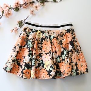 Nameless Clothing Floral Sporty Circle Skirt